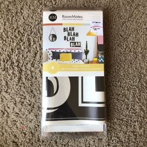 RoomMates Blah Blah Blah Peel and Stick Wall Decals